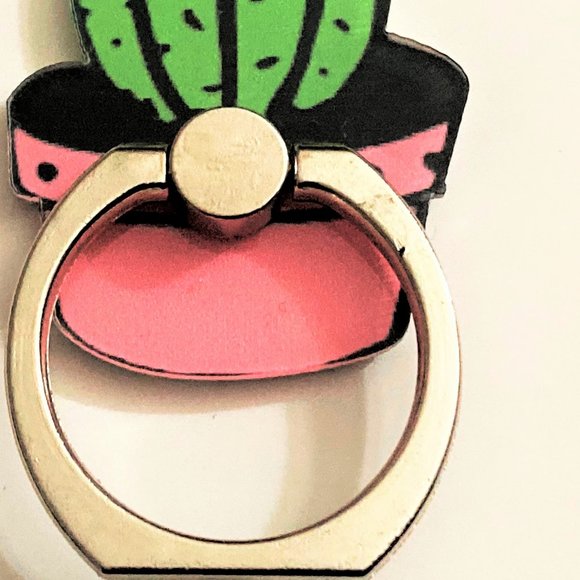 3/30 Cactus Shaped Phone Ring Holder - Picture 3 of 4